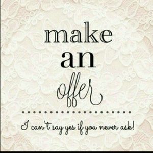 Make an offer!🤗🤗